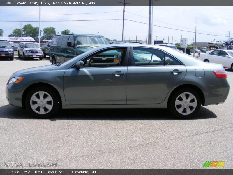 Aloe Green Metallic / Ash 2008 Toyota Camry LE V6
