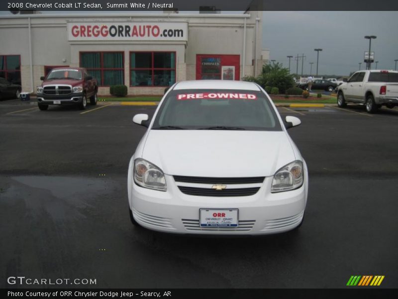 Summit White / Neutral 2008 Chevrolet Cobalt LT Sedan