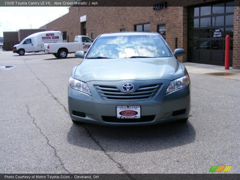 Aloe Green Metallic / Ash 2008 Toyota Camry LE V6