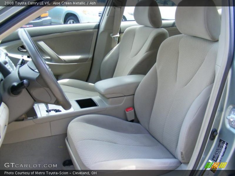 Aloe Green Metallic / Ash 2008 Toyota Camry LE V6