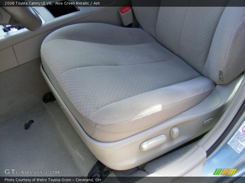 Aloe Green Metallic / Ash 2008 Toyota Camry LE V6