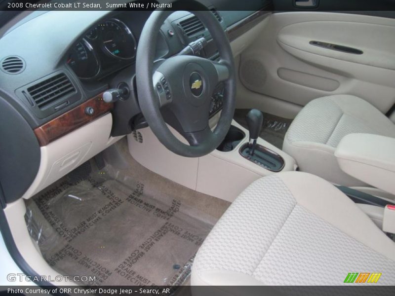Summit White / Neutral 2008 Chevrolet Cobalt LT Sedan