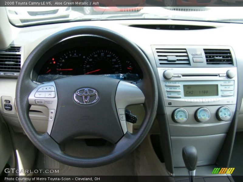 Aloe Green Metallic / Ash 2008 Toyota Camry LE V6