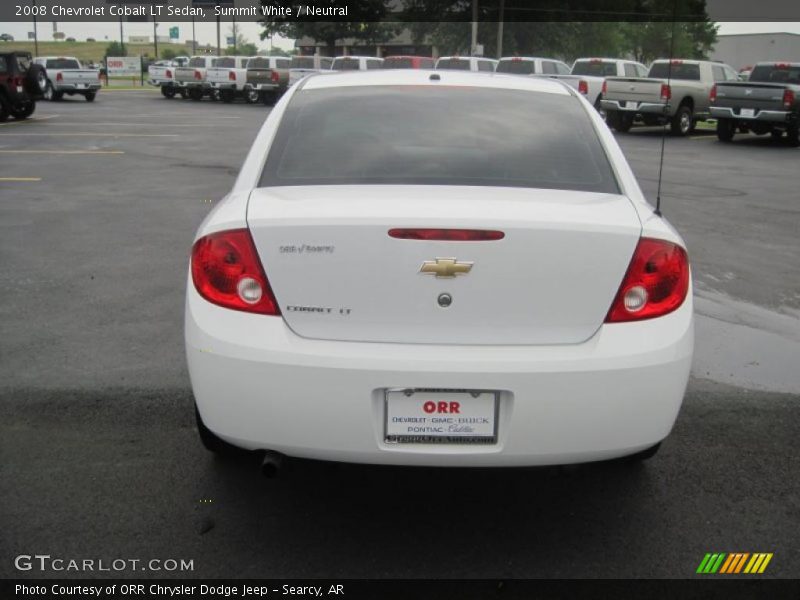Summit White / Neutral 2008 Chevrolet Cobalt LT Sedan