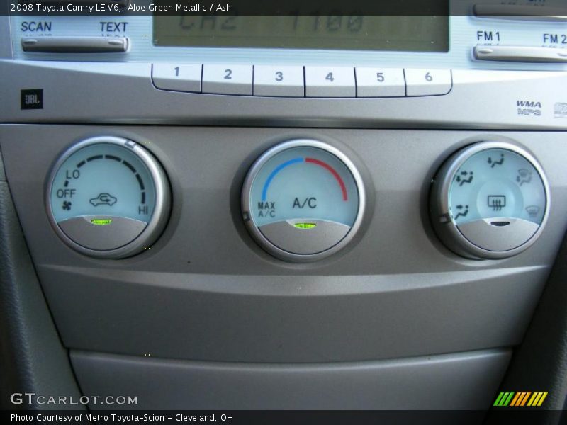 Aloe Green Metallic / Ash 2008 Toyota Camry LE V6
