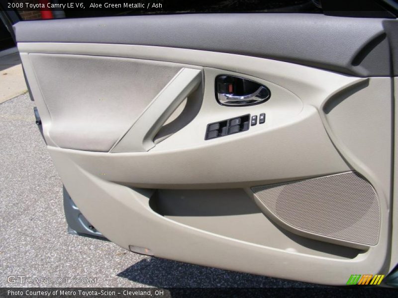 Aloe Green Metallic / Ash 2008 Toyota Camry LE V6