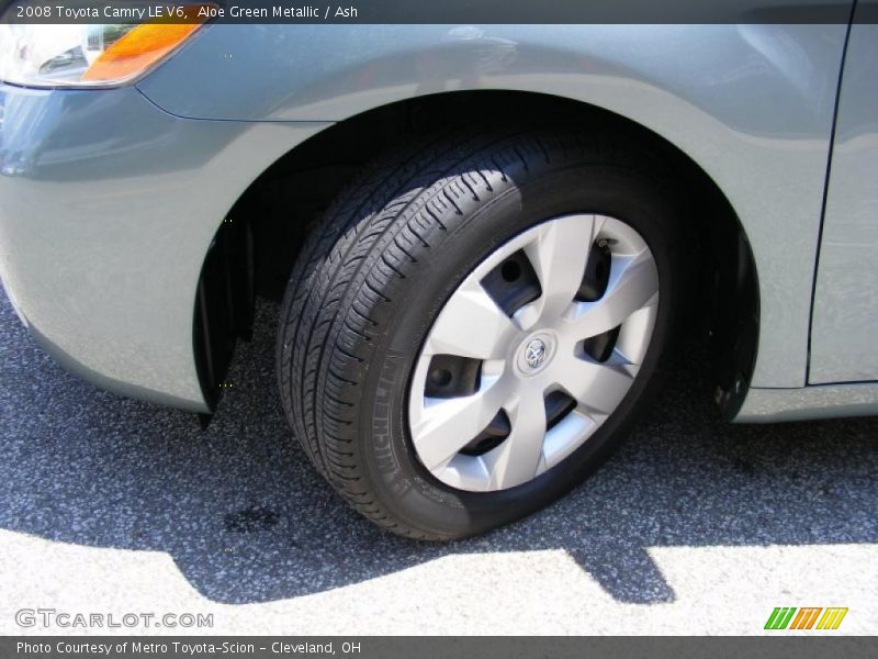 Aloe Green Metallic / Ash 2008 Toyota Camry LE V6