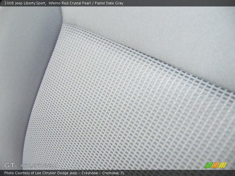 Inferno Red Crystal Pearl / Pastel Slate Gray 2008 Jeep Liberty Sport