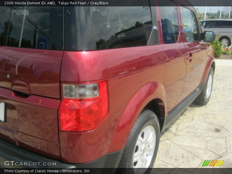 Tango Red Pearl / Gray/Black 2008 Honda Element EX AWD