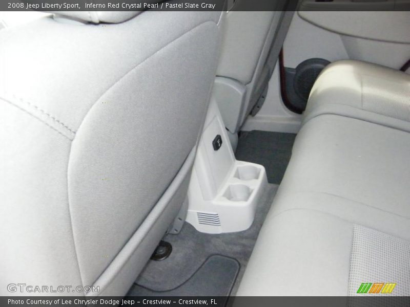 Inferno Red Crystal Pearl / Pastel Slate Gray 2008 Jeep Liberty Sport