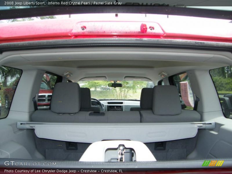 Inferno Red Crystal Pearl / Pastel Slate Gray 2008 Jeep Liberty Sport