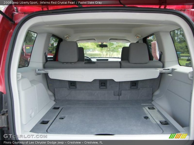Inferno Red Crystal Pearl / Pastel Slate Gray 2008 Jeep Liberty Sport