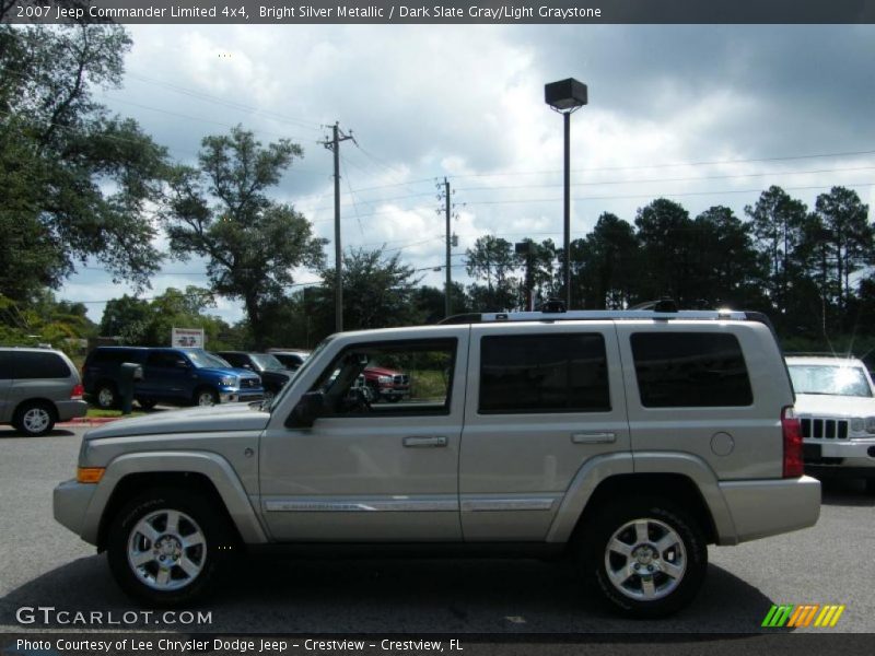 Bright Silver Metallic / Dark Slate Gray/Light Graystone 2007 Jeep Commander Limited 4x4