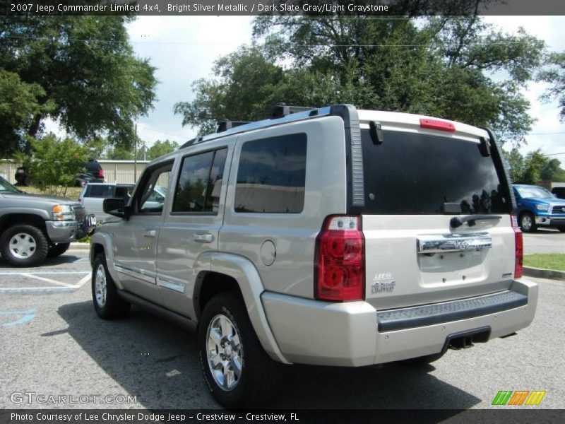 Bright Silver Metallic / Dark Slate Gray/Light Graystone 2007 Jeep Commander Limited 4x4