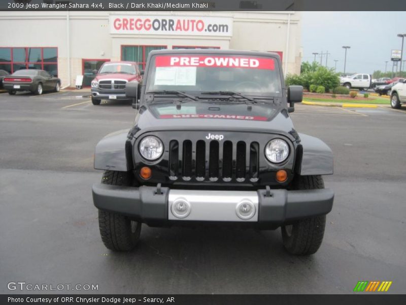 Black / Dark Khaki/Medium Khaki 2009 Jeep Wrangler Sahara 4x4