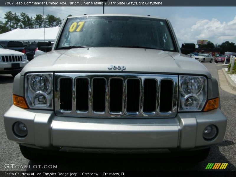 Bright Silver Metallic / Dark Slate Gray/Light Graystone 2007 Jeep Commander Limited 4x4