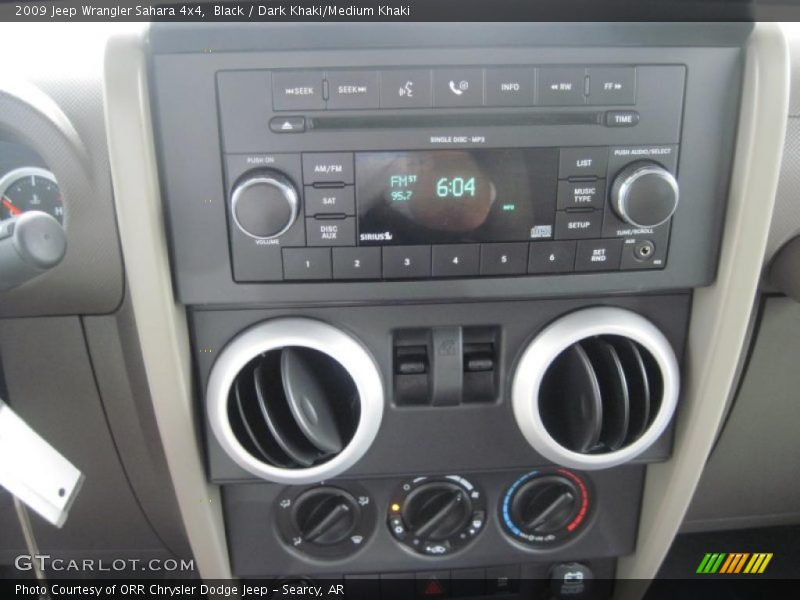 Black / Dark Khaki/Medium Khaki 2009 Jeep Wrangler Sahara 4x4