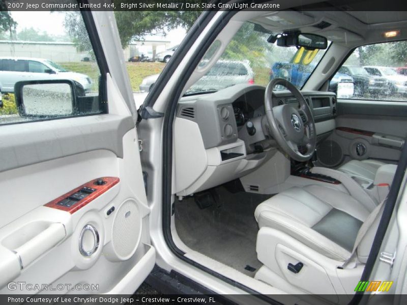 Bright Silver Metallic / Dark Slate Gray/Light Graystone 2007 Jeep Commander Limited 4x4