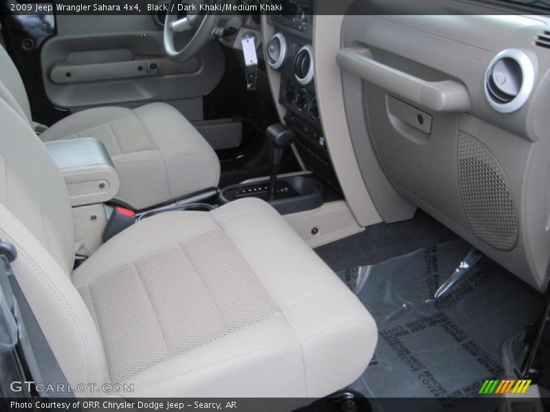 Black / Dark Khaki/Medium Khaki 2009 Jeep Wrangler Sahara 4x4