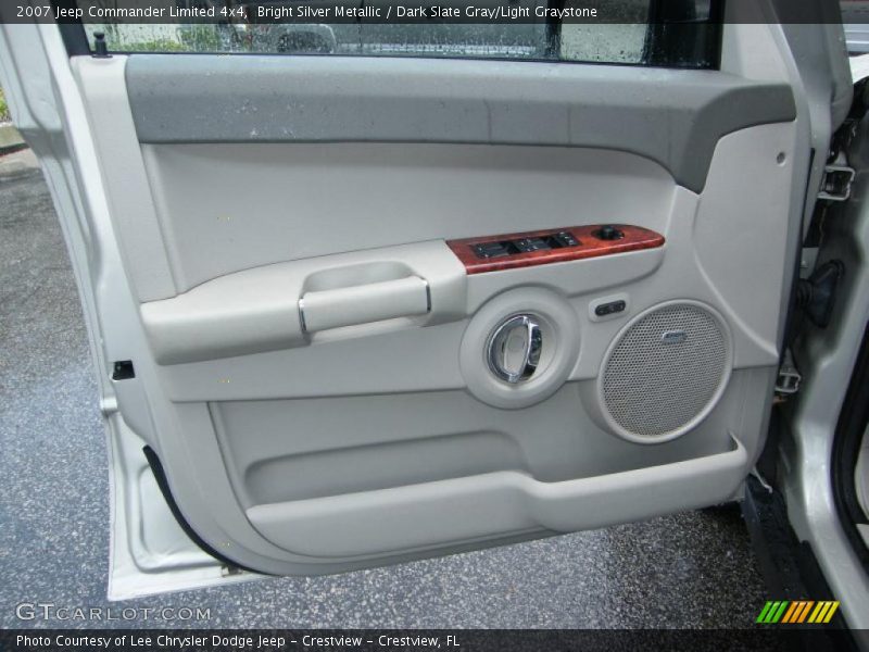Bright Silver Metallic / Dark Slate Gray/Light Graystone 2007 Jeep Commander Limited 4x4