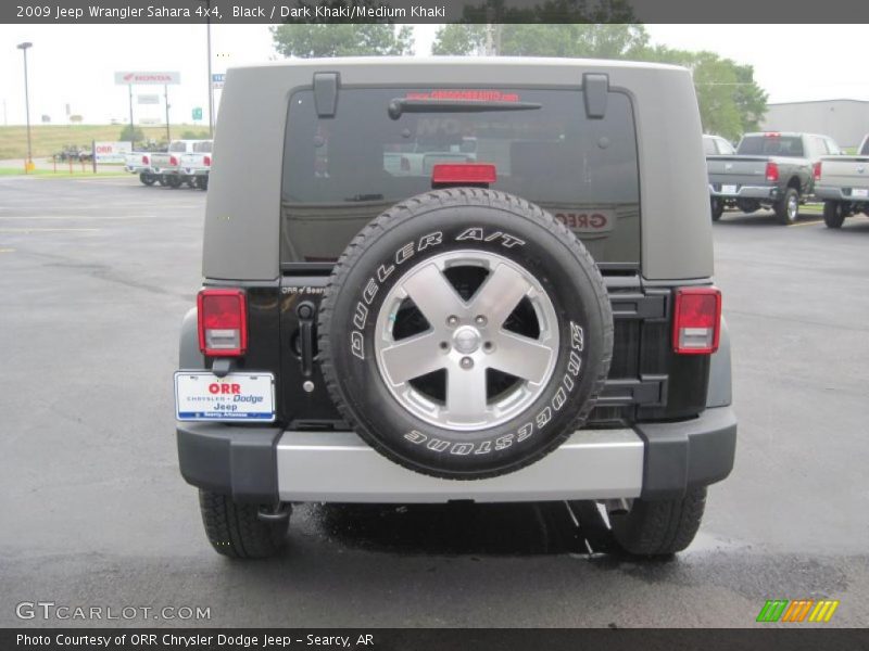 Black / Dark Khaki/Medium Khaki 2009 Jeep Wrangler Sahara 4x4