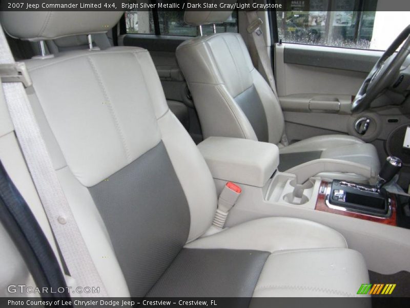 Bright Silver Metallic / Dark Slate Gray/Light Graystone 2007 Jeep Commander Limited 4x4
