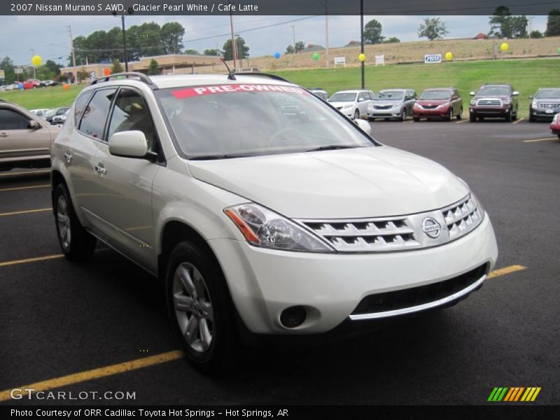 Glacier Pearl White / Cafe Latte 2007 Nissan Murano S AWD