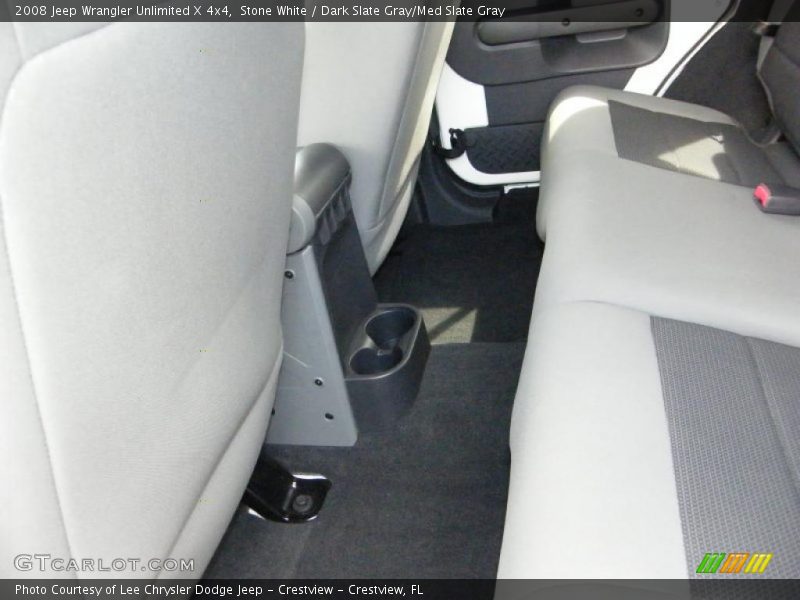 Stone White / Dark Slate Gray/Med Slate Gray 2008 Jeep Wrangler Unlimited X 4x4