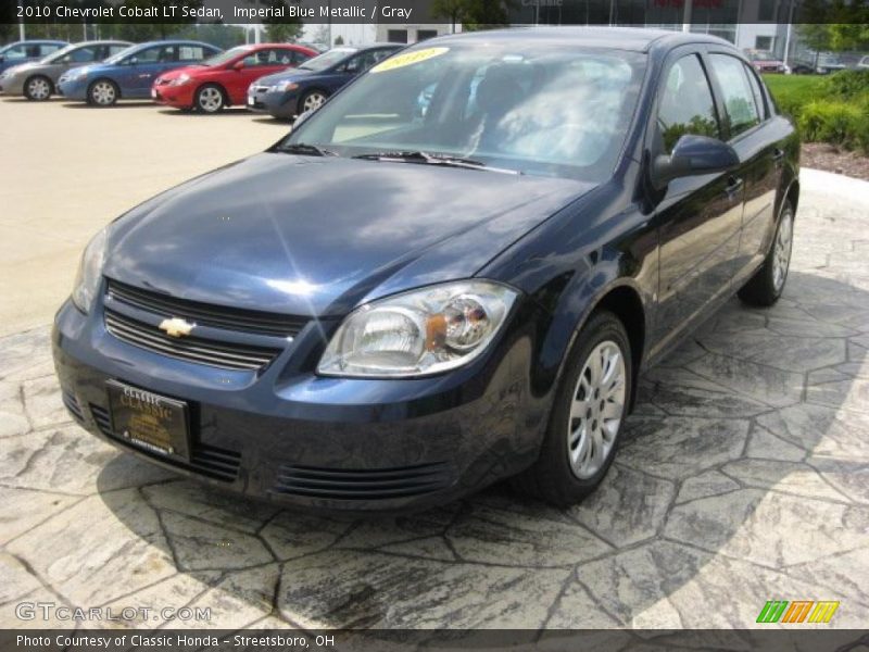 Imperial Blue Metallic / Gray 2010 Chevrolet Cobalt LT Sedan
