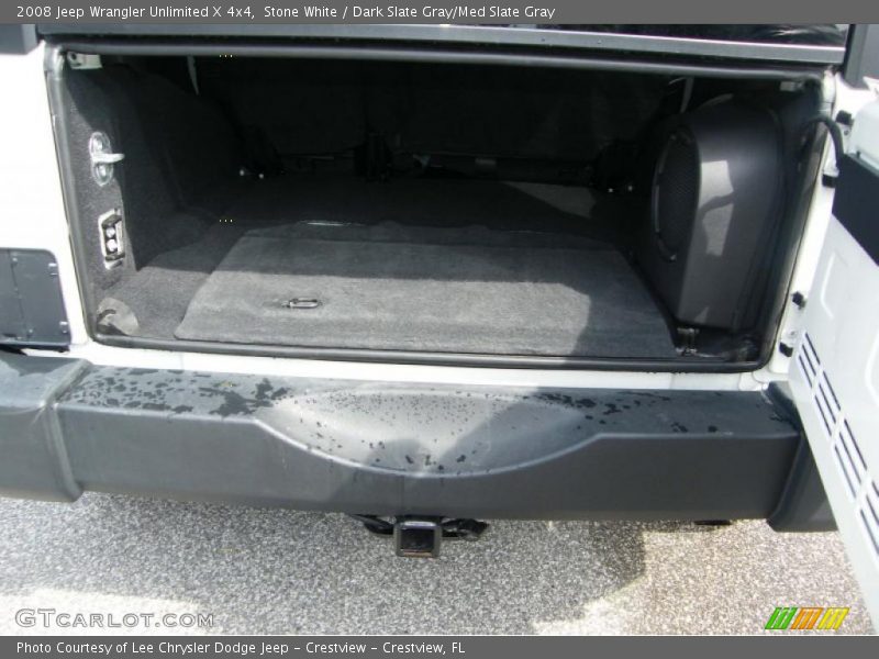 Stone White / Dark Slate Gray/Med Slate Gray 2008 Jeep Wrangler Unlimited X 4x4