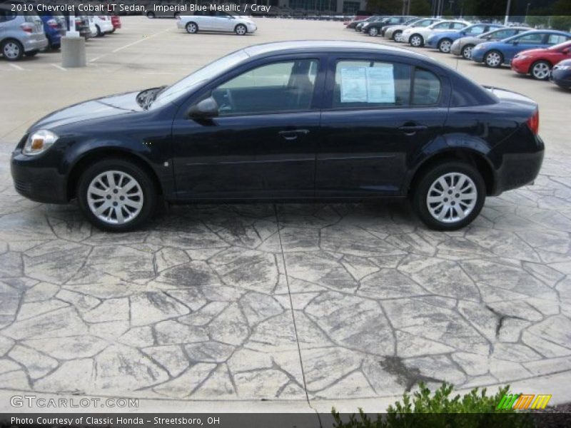 Imperial Blue Metallic / Gray 2010 Chevrolet Cobalt LT Sedan