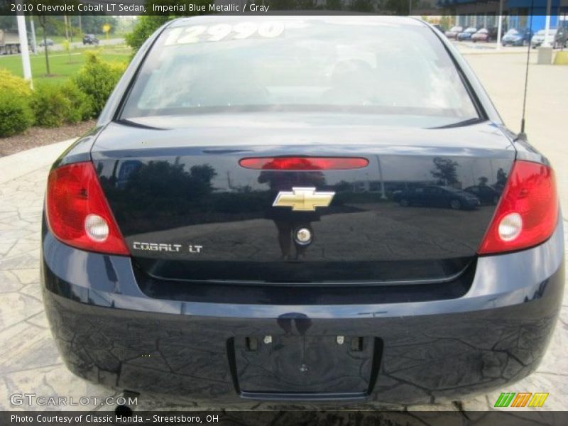 Imperial Blue Metallic / Gray 2010 Chevrolet Cobalt LT Sedan