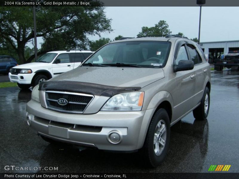 Gold Beige Metallic / Beige 2004 Kia Sorento LX