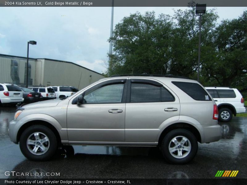 Gold Beige Metallic / Beige 2004 Kia Sorento LX