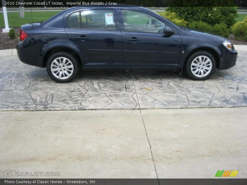 Imperial Blue Metallic / Gray 2010 Chevrolet Cobalt LT Sedan