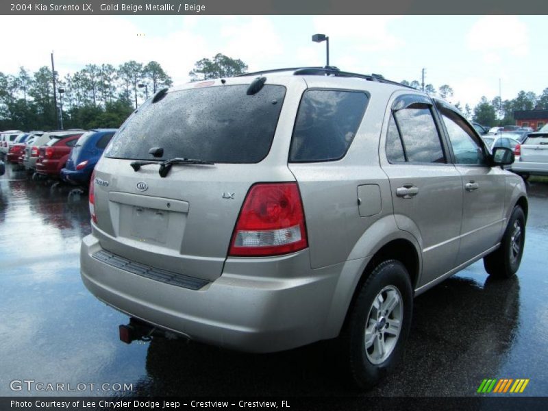 Gold Beige Metallic / Beige 2004 Kia Sorento LX