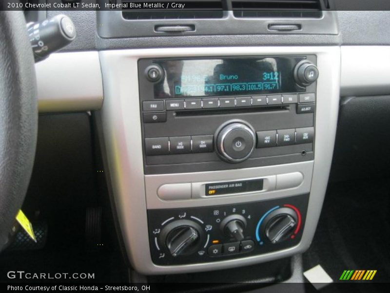 Imperial Blue Metallic / Gray 2010 Chevrolet Cobalt LT Sedan