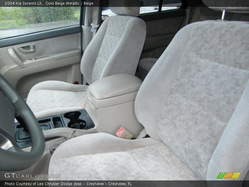 Gold Beige Metallic / Beige 2004 Kia Sorento LX