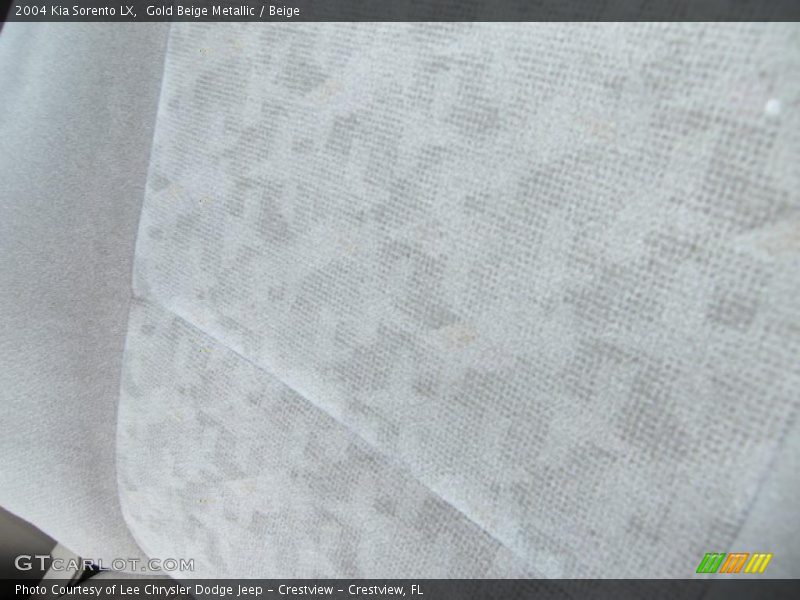 Gold Beige Metallic / Beige 2004 Kia Sorento LX