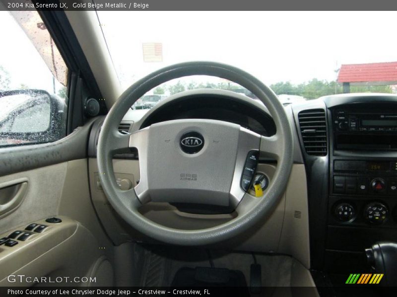 Gold Beige Metallic / Beige 2004 Kia Sorento LX
