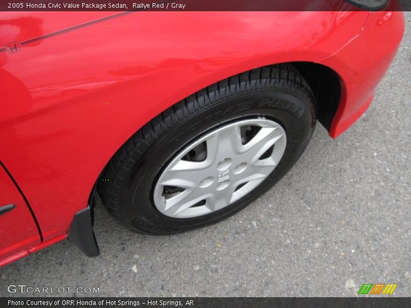 Rallye Red / Gray 2005 Honda Civic Value Package Sedan