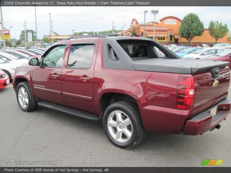 Deep Ruby Red Metallic / Dark Titanium/Light Titanium 2008 Chevrolet Avalanche LT
