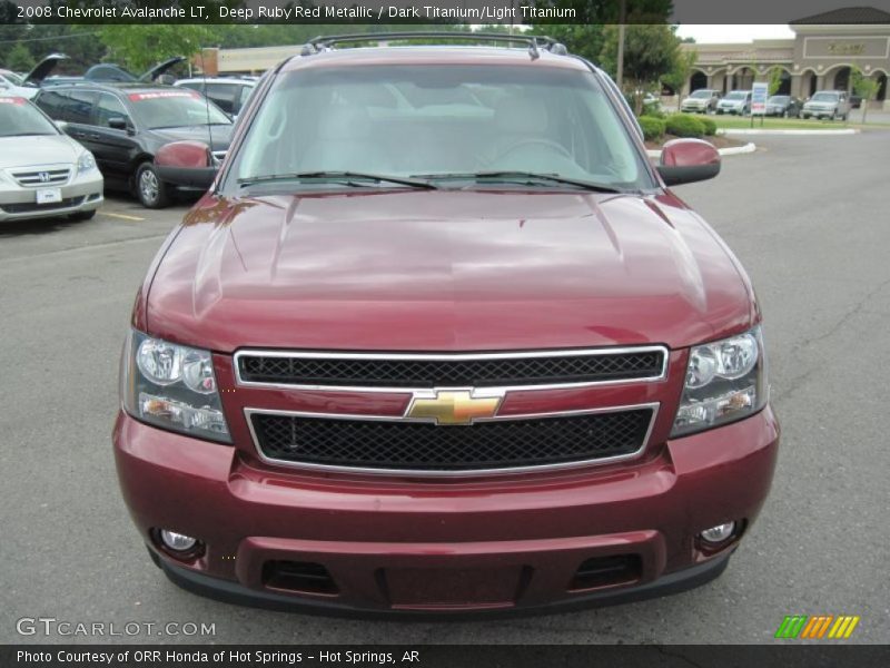 Deep Ruby Red Metallic / Dark Titanium/Light Titanium 2008 Chevrolet Avalanche LT