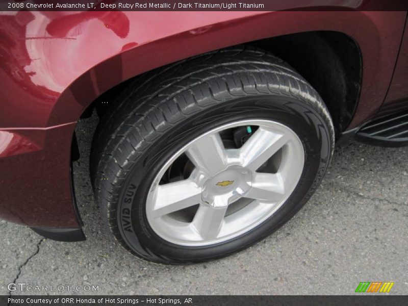 Deep Ruby Red Metallic / Dark Titanium/Light Titanium 2008 Chevrolet Avalanche LT