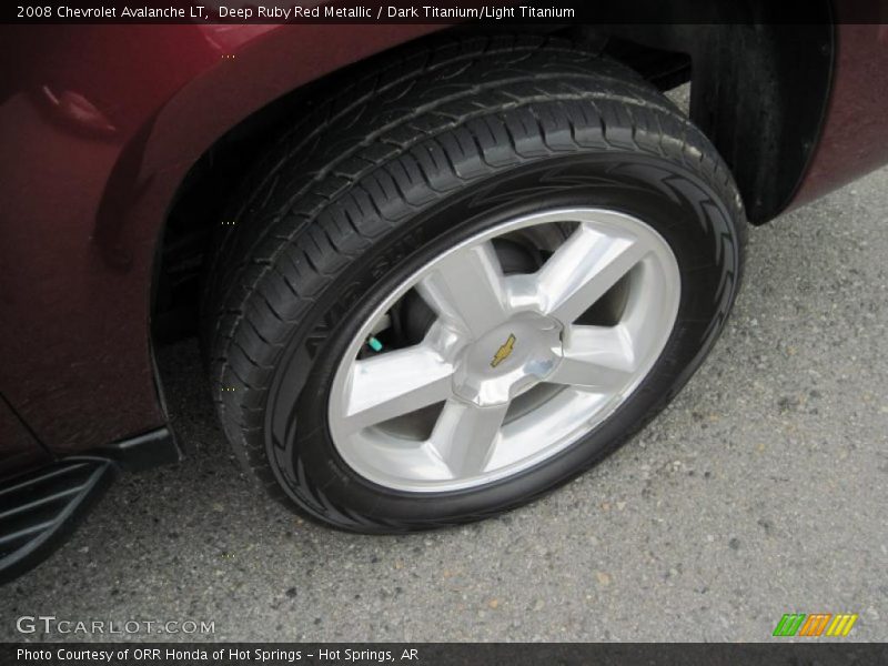 Deep Ruby Red Metallic / Dark Titanium/Light Titanium 2008 Chevrolet Avalanche LT
