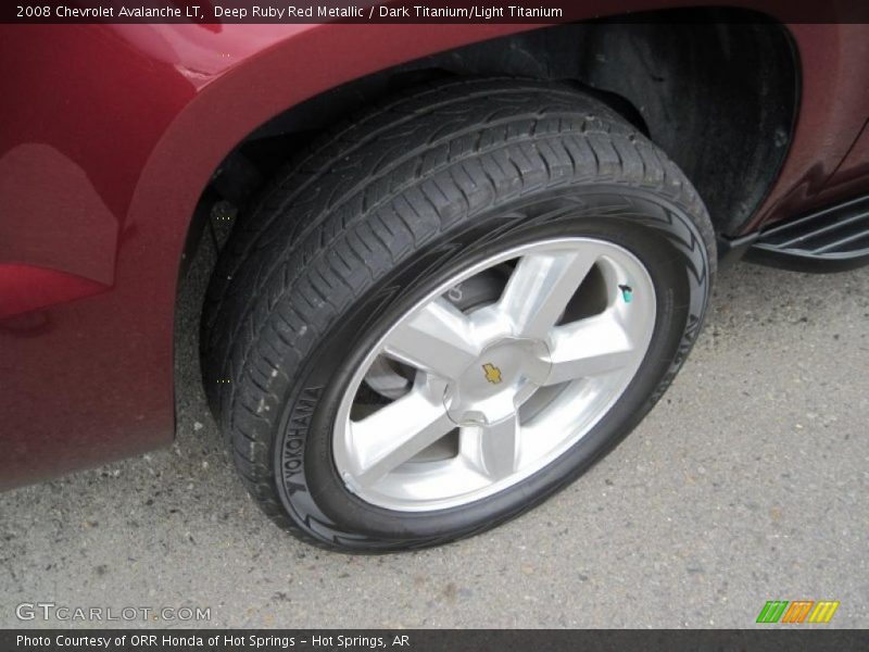 Deep Ruby Red Metallic / Dark Titanium/Light Titanium 2008 Chevrolet Avalanche LT
