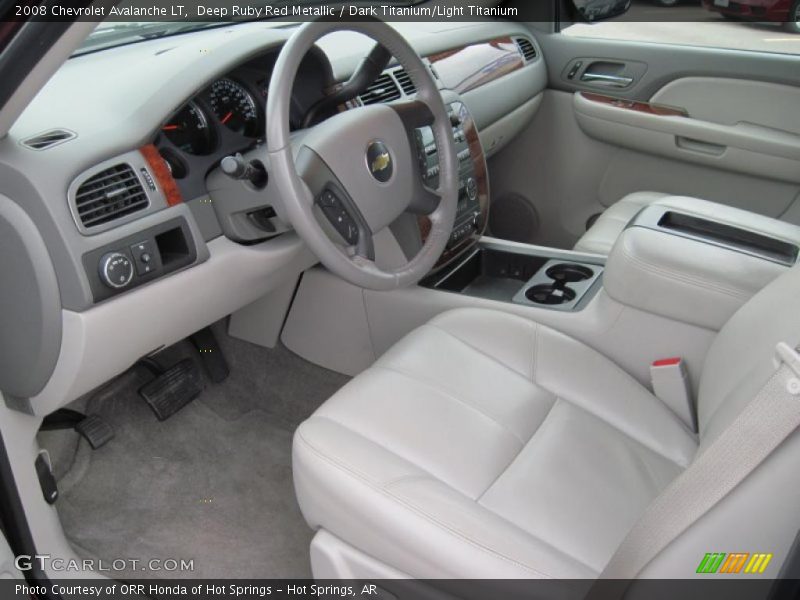 Deep Ruby Red Metallic / Dark Titanium/Light Titanium 2008 Chevrolet Avalanche LT