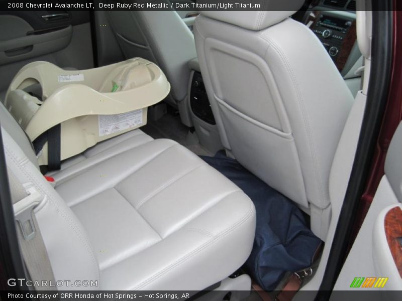 Deep Ruby Red Metallic / Dark Titanium/Light Titanium 2008 Chevrolet Avalanche LT