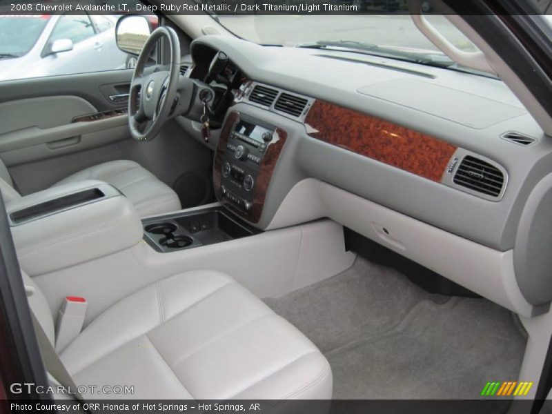 Deep Ruby Red Metallic / Dark Titanium/Light Titanium 2008 Chevrolet Avalanche LT