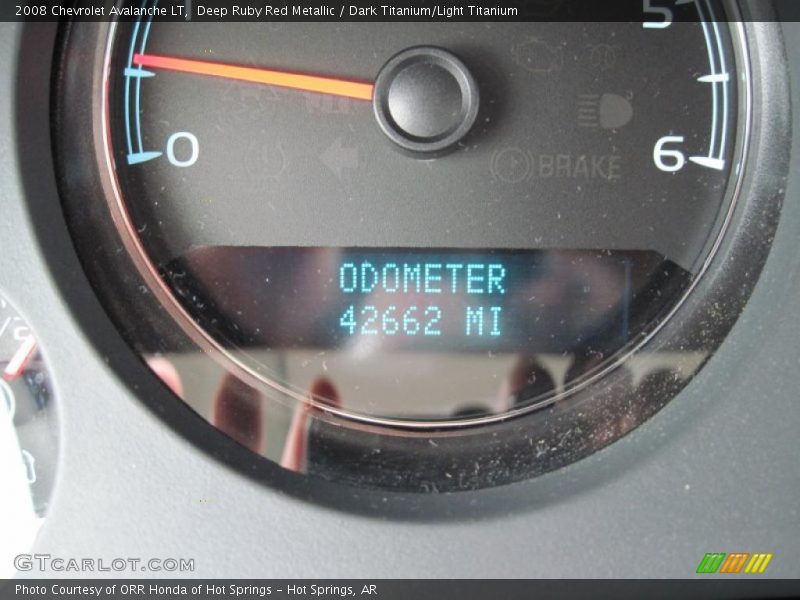 Deep Ruby Red Metallic / Dark Titanium/Light Titanium 2008 Chevrolet Avalanche LT